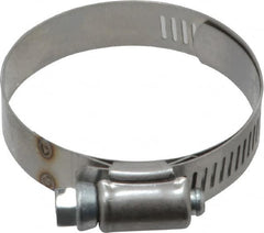 IDEAL TRIDON - SAE Size 28, 1-5/16 to 2-1/4" Diam, Stainless Steel Shielded Worm Drive Clamp - Material Grade 201, Series 613 - Caliber Tooling