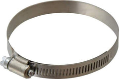 IDEAL TRIDON - SAE Size 52, 2-13/16 to 3-3/4" Diam, Stainless Steel Shielded Worm Drive Clamp - Material Grade 201, Series 613 - Caliber Tooling