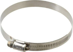 IDEAL TRIDON - SAE Size 60, 3-9/16 to 4-1/4" Diam, Stainless Steel Shielded Worm Drive Clamp - Material Grade 201, Series 613 - Caliber Tooling