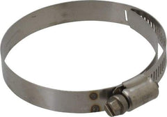 IDEAL TRIDON - SAE Size 44, 2-5/16 to 3-1/4" Diam, Stainless Steel Shielded Worm Drive Clamp - Material Grade 301, Series 615 - Caliber Tooling