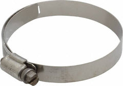 IDEAL TRIDON - SAE Size 48, 2-9/16 to 3-1/2" Diam, Stainless Steel Shielded Worm Drive Clamp - Material Grade 301, Series 615 - Caliber Tooling