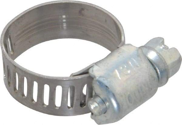 IDEAL TRIDON - SAE Size 5, 5/16 to 11/16" Diam, Carbon Steel Miniature Worm Drive Clamp - 5/16" Wide, Series 300 - Caliber Tooling