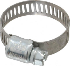 IDEAL TRIDON - SAE Size 8, 7/16 to 1" Diam, Carbon Steel Miniature Worm Drive Clamp - 5/16" Wide, Series 300 - Caliber Tooling