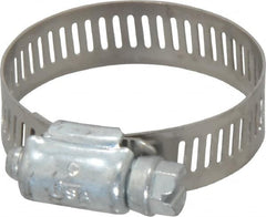 IDEAL TRIDON - SAE Size 20, 3/4 to 1-3/4" Diam, Carbon Steel Worm Drive Clamp - 1/2" Wide, Series 600 - Caliber Tooling