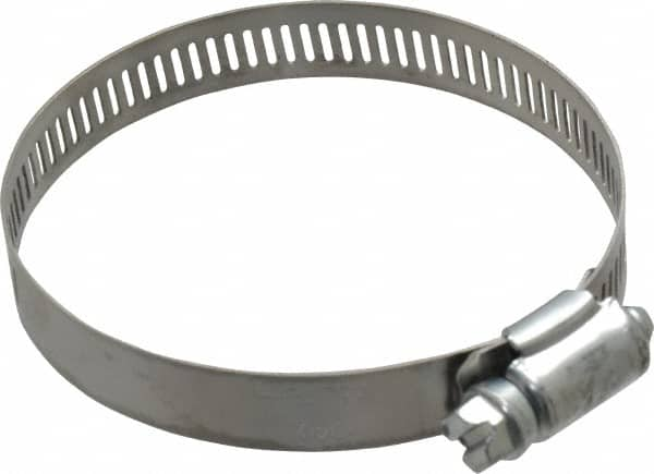 IDEAL TRIDON - SAE Size 40, 2-1/16 to 3" Diam, Carbon Steel Worm Drive Clamp - 1/2" Wide, Series 600 - Caliber Tooling