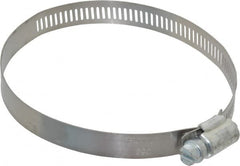 IDEAL TRIDON - SAE Size 56, 3-1/16 to 4" Diam, Carbon Steel Worm Drive Clamp - 1/2" Wide, Series 600 - Caliber Tooling