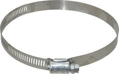 IDEAL TRIDON - SAE Size 72, 3 to 5" Diam, Carbon Steel Worm Drive Clamp - 1/2" Wide, Series 600 - Caliber Tooling