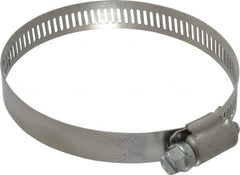 IDEAL TRIDON - SAE Size 44, 2-5/16 to 3-1/4" Diam, Stainless Steel Worm Drive Clamp - 1/2" Wide, Material Grade 201, Series 611 - Caliber Tooling