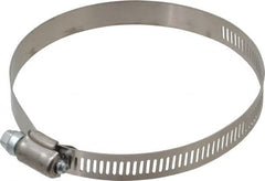 IDEAL TRIDON - SAE Size 60, 3-5/16 to 4-1/4" Diam, Stainless Steel Worm Drive Clamp - 1/2" Wide, Material Grade 201, Series 611 - Caliber Tooling