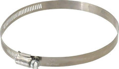 IDEAL TRIDON - SAE Size 80, 3-1/2 to 5-1/2" Diam, Stainless Steel Worm Drive Clamp - 1/2" Wide, Material Grade 201, Series 611 - Caliber Tooling