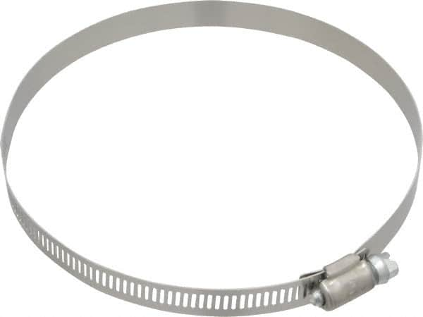 IDEAL TRIDON - SAE Size 88, 4-1/16 to 6" Diam, Stainless Steel Worm Drive Clamp - 1/2" Wide, Material Grade 201, Series 611 - Caliber Tooling