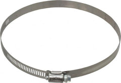 IDEAL TRIDON - SAE Size 96, 4-1/2 to 6-1/2" Diam, Stainless Steel Worm Drive Clamp - 1/2" Wide, Material Grade 201, Series 611 - Caliber Tooling