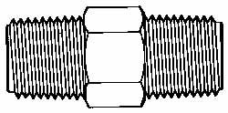 Made in USA - 3/8 NPT Nylon Threaded Tube Fitting - Natural - Caliber Tooling