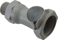 CPC Colder Products - 3/8" Nominal Flow, 3/8 NPT Thread, Female, Inline Threaded-Female Socket - 60 Max psi, 32 to 230°F, Polypropylene Coupling, EPDM O-Ring - Caliber Tooling