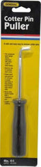 General - 7-1/2" OAL Carbon Steel Cotter Pin Puller Awl - Plastic Handle - Caliber Tooling
