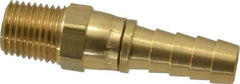 Dixon Valve & Coupling - 1/4 NPTF Thread Hose Barb x Male Swivel NPT Connector - 3/8" ID Hose, Brass - Caliber Tooling