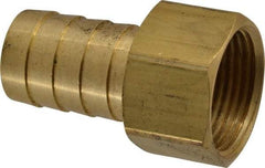 Dixon Valve & Coupling - 3/4 NPSM Thread Hose Barb Gasket Seat x Female NPSM Swivel Connector - 3/4" ID Hose, Brass - Caliber Tooling