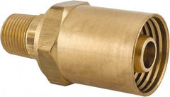 Dixon Valve & Coupling - 3/8 NPTF, Reusable Hose Male Fitting - 1/2" Hose ID x 1" Hose OD - Caliber Tooling