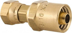 Dixon Valve & Coupling - 1/4 NPSM, Reusable Hose Female Swivel Fitting - 5/16" Hose ID x 5/8" Hose OD - Caliber Tooling