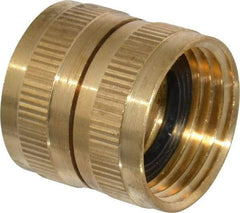 Cerro - 3/4 NH Garden Hose Fitting - Brass, Female Hose to Female Hose Swivel Connector - Caliber Tooling