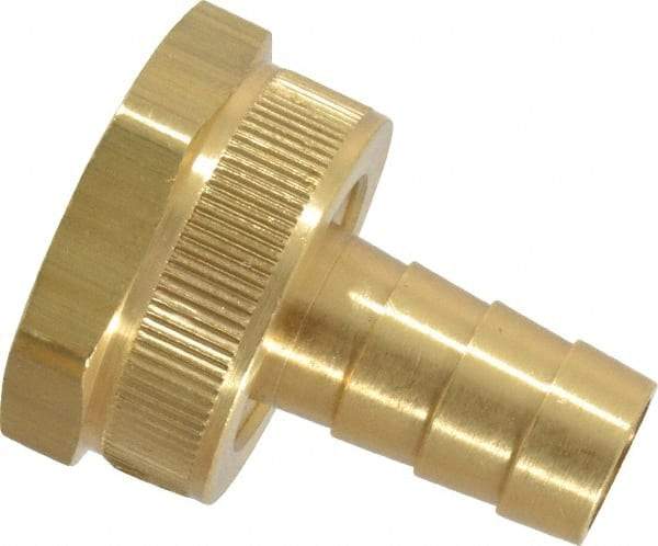 Dixon Valve & Coupling - 3/4 NH Garden Hose Fitting - Brass, Short Shank Female Swivel Connector - Caliber Tooling