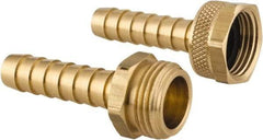 Dixon Valve & Coupling - 3/4 NH Garden Hose Fitting - Brass, Long Shank Male/Female Set Connector - Caliber Tooling