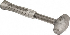 American Hammer - 3 Lb Head 1-1/2" Face Lead Alloy Nonmarring Lead Hammer - 12" OAL, Aluminum Handle - Caliber Tooling