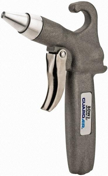 Guardair - 150 Max psi Solid Conical Pistol Grip Blow Gun - 1/4 NPT, Aluminum - Caliber Tooling