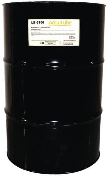 Accu-Lube - Accu-Lube LB-6100, 55 Gal Drum Cutting & Sawing Fluid - Natural Ingredients, For Cutting, Drilling, Grinding, Milling, Punching, Stamping, Tapping - Caliber Tooling