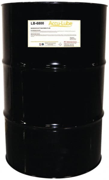 Accu-Lube - Accu-Lube LB-6800, 55 Gal Drum Cutting & Sawing Fluid - Natural Ingredients, For Cutting, Grinding - Caliber Tooling