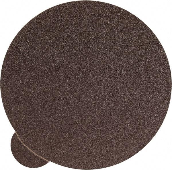 Camel Grinding Wheels - 5" Diam, 120 Grit Aluminum Oxide Adhesive PSA Disc - Fine Grade, Black, J Weighted Backing, Flexible - Caliber Tooling