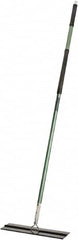 Ability One - 55" Long x 6" Wide Microfiber Dust Flat Mop - Hook & Loop, Green, Looped Head, Launderable - Caliber Tooling