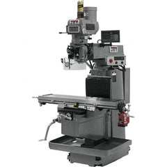 Jet - 54" Long x 12" Wide, 3 Phase Newall DP700 CNC Milling Machine - Variable Speed Pulley Control, NT40 Taper, 5 hp - Caliber Tooling