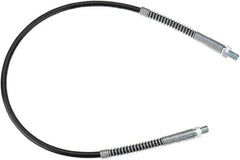 lumax - 18" Long, 7,500 psi Operating Pressure, Thermoplastic Grease Gun Hose - NPT, 20,000 psi Burst Pressure - Caliber Tooling