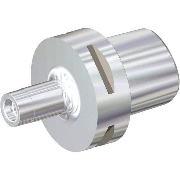 Kennametal - PSC63 Outside Taper, DL20 Inside Modular Connection, PSC to DL Taper Adapter - 2-1/4" Projection, 0.73" Nose Diam, 3.752" OAL, Through Coolant - Exact Industrial Supply