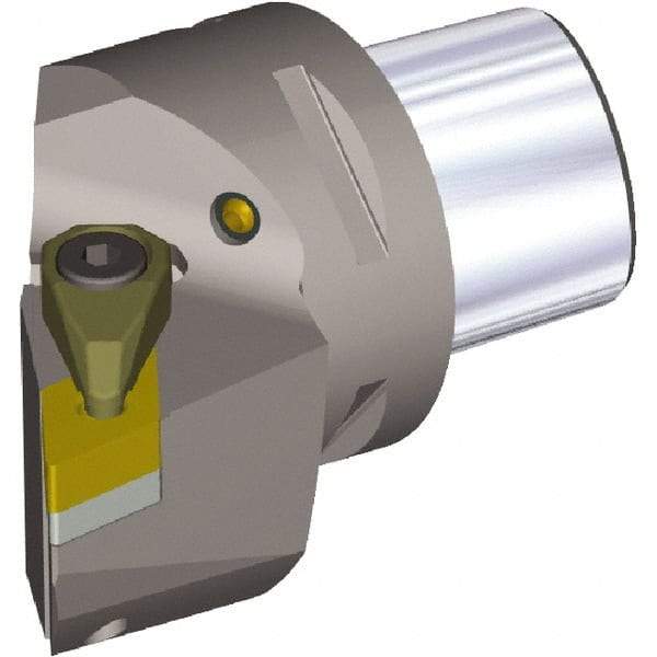 Kennametal - Left Hand Cut, Size PSC50, DN..150408 & DN..432 Insert Compatiblity, External Modular Turning & Profiling Cutting Unit Head - 35mm Ctr to Cutting Edge, 60mm Head Length, Through Coolant, Series PSC - Caliber Tooling