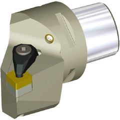 Kennametal - Right Hand Cut, Size PSC50, CN.. 432 & CN..120408 Insert Compatiblity, Internal Modular Turning & Profiling Cutting Unit Head - 35mm Ctr to Cutting Edge, 60mm Head Length, Through Coolant, Series PSC - Caliber Tooling