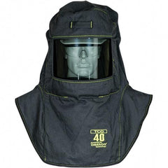 Oberon - Arc Flash & FR Hoods Hood Type: Arc Flash Protection Hood Style: Hood with Neck and Shoulder Drape - Caliber Tooling