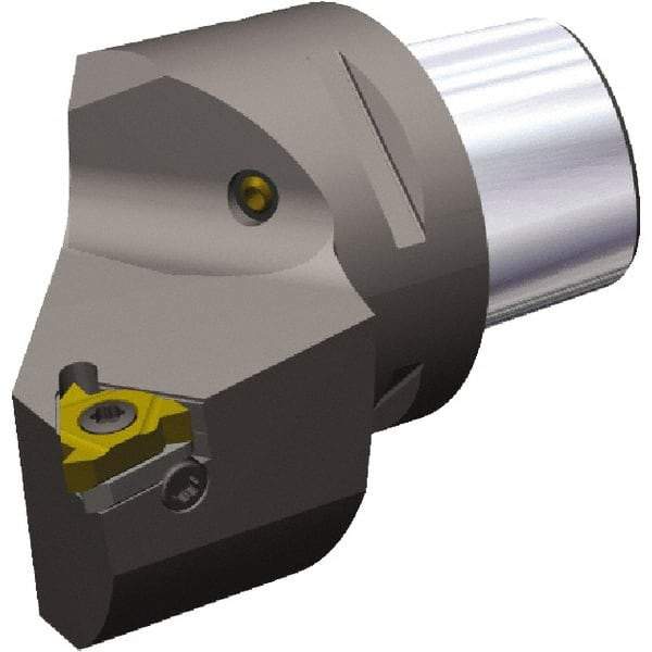 Kennametal - Insert Style LT22ER, 60mm Head Length, Right Hand Cut, External Modular Threading Cutting Unit Head - System Size PSC50, 35mm Center to Cutting Edge, Series PSC - Caliber Tooling