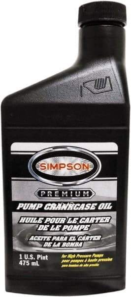 Simpson - Fixed Pressure Washer Pump Oil - 3-1/8" Long, Plastic, Female & Male - Caliber Tooling