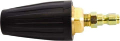 Simpson - 4,500 psi Fixed, Metal, Turbo Pressure Washer Nozzle - 0.052" Orificie Diam, 1/4" Thread, Male, Black - Caliber Tooling