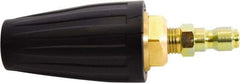 Simpson - 3,600 psi Fixed, Metal, Turbo Pressure Washer Nozzle - 0.043" Orificie Diam, 1/4" Thread, Male, Black - Caliber Tooling