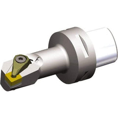 Kennametal - Right Hand Cut, Size PSC50, CN.. 432 & CN..120408 Insert Compatiblity, Internal Modular Turning & Profiling Cutting Unit Head - 17mm Ctr to Cutting Edge, 90mm Head Length, Through Coolant, Series PSC - Caliber Tooling