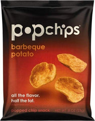 PopChips - Potato Chips - Potato Chips, BBQ Flavor, .8 oz Bag, 24/Carton - Caliber Tooling