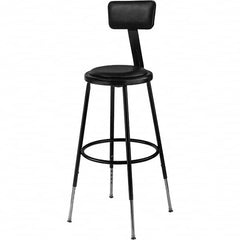 NPS - Swivel & Adjustable Stools Type: Adjustable Height Stool Base Type: Steel - Caliber Tooling