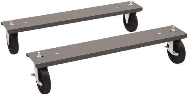 Tennsco - Steel Workbench & Workstation Caster Set - 36" Deep, Use with Tennsco Workbench - Caliber Tooling