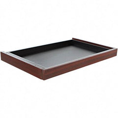 ALERA - Woodgrain Laminate Center Drawer Desk - 24-1/2" Wide x 15" Deep x 2" High, Mahogany - Caliber Tooling