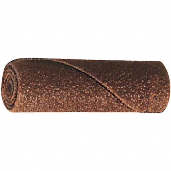 PFERD - 1/2" Max Roll Diam x 2" OAL, 60 Grit Aluminum Oxide Straight Cartridge Roll - 1/8" Pilot Hole Diam, Cloth Backing, 18,000 Max RPM - Caliber Tooling