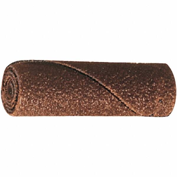 PFERD - 1/2" Max Roll Diam x 1-1/2" OAL, 120 Grit Aluminum Oxide Straight Cartridge Roll - 1/8" Pilot Hole Diam, Cloth Backing, 18,000 Max RPM - Caliber Tooling