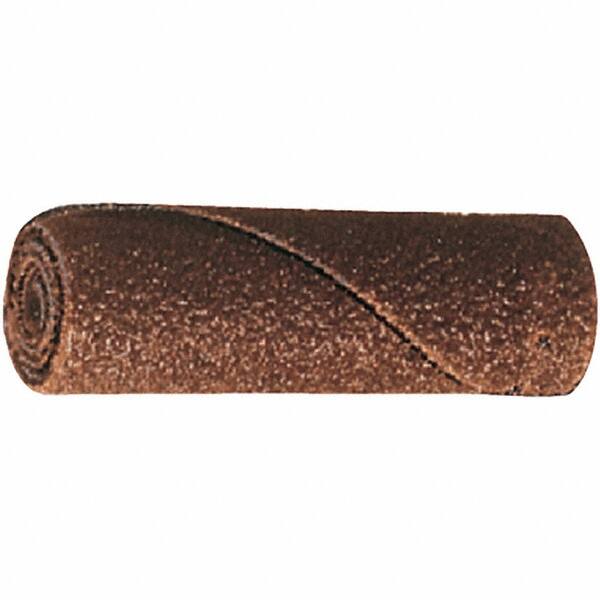 PFERD - 3/4" Max Roll Diam x 2" OAL, 80 Grit Aluminum Oxide Straight Cartridge Roll - 3/16" Pilot Hole Diam, Cloth Backing, 12,000 Max RPM - Caliber Tooling